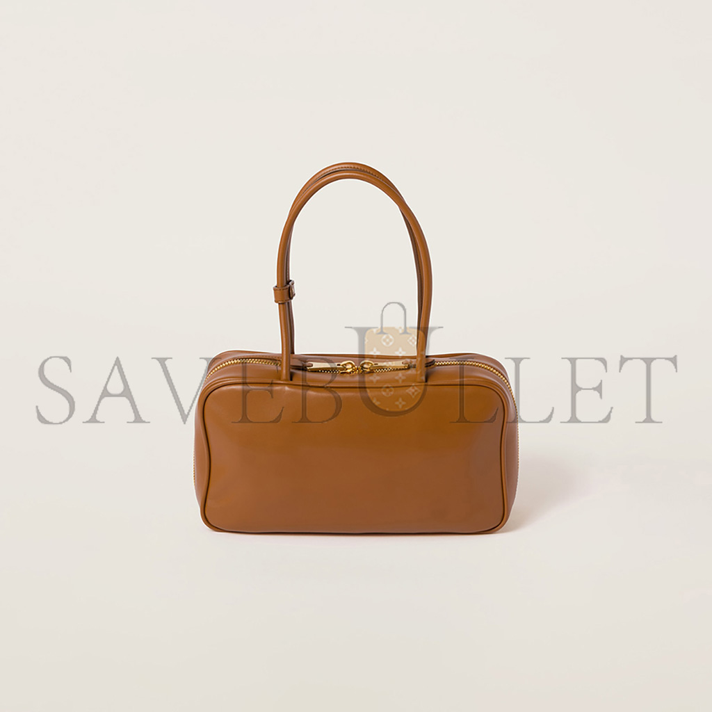 M1v M1v beau leather top-handle bag 5bb172 (29*17*9cm)